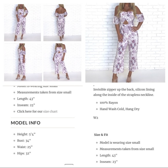 ❤️BNWT Honey Punch Red Jumpsuit - Picture 8 of 8